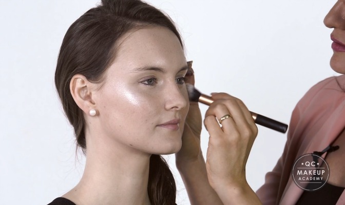 Vegan makeup tutorial highlighting