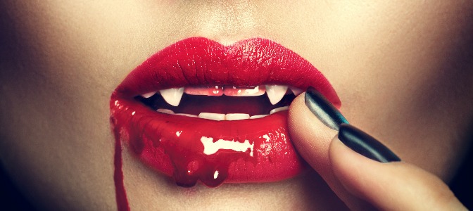 Halloween Makeup Contest Vampire Lips