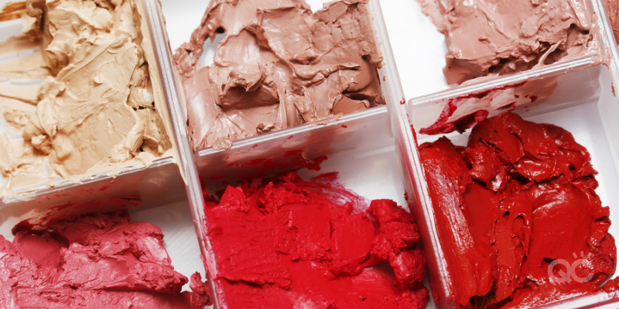lipstick palette for a professional makeup kit