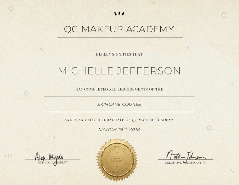 Skincare Course QC Makeup Academy