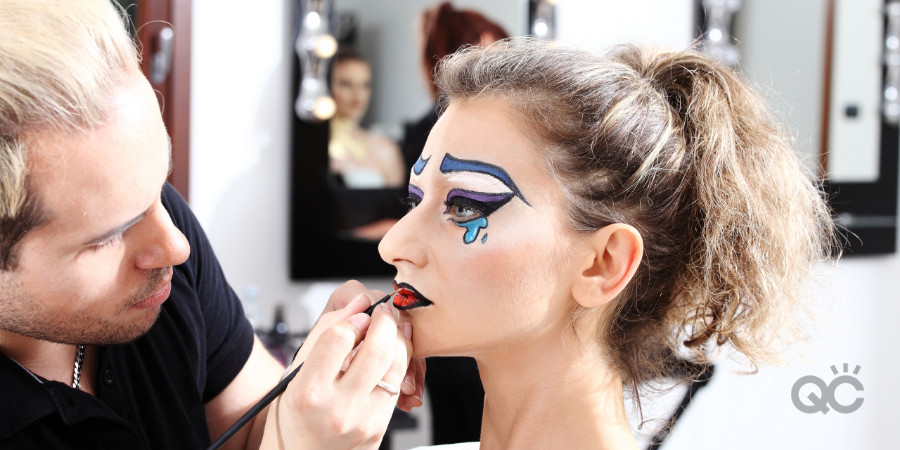 makeup classes teach you everyday to theatrical looks in advanced courses