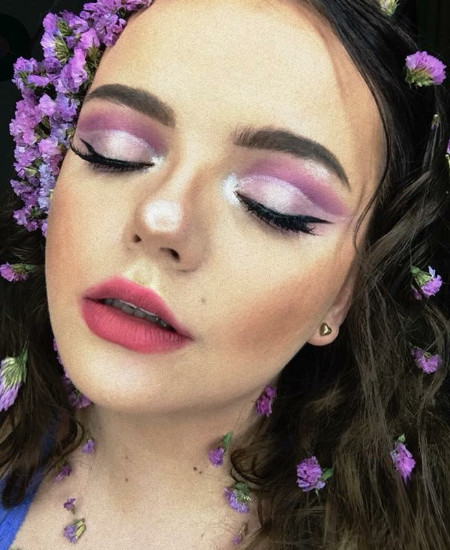 Olivia Hackford has a spring inspired makeup look for her QC Makeup academy feature