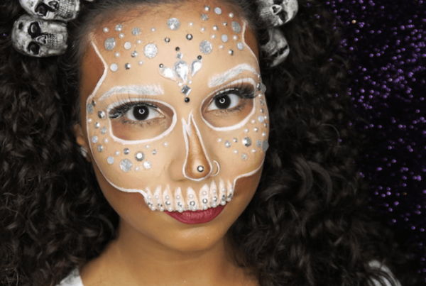 Gabrielle Rivera special FX makeup tutorial skull