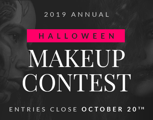 QC Makeup Academy - 2019 Annual Halloween Makeup Contest Header Photo - Special FX Makeup and Fantasy Makeup -Mobile