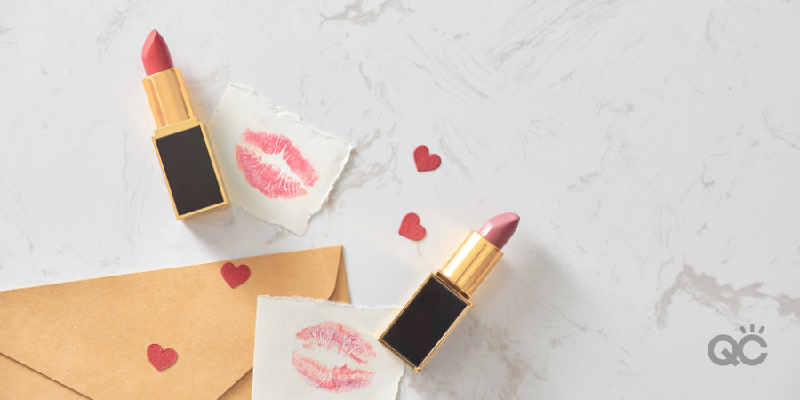 Makeup Looks to avoid on Valentines - Lipstick on Table