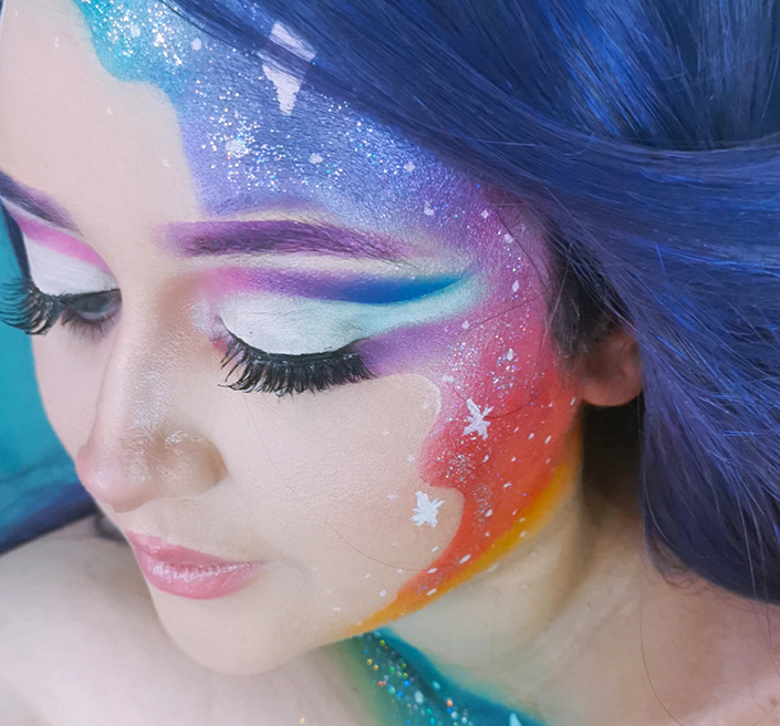 Rainbow Makeup by Alba
