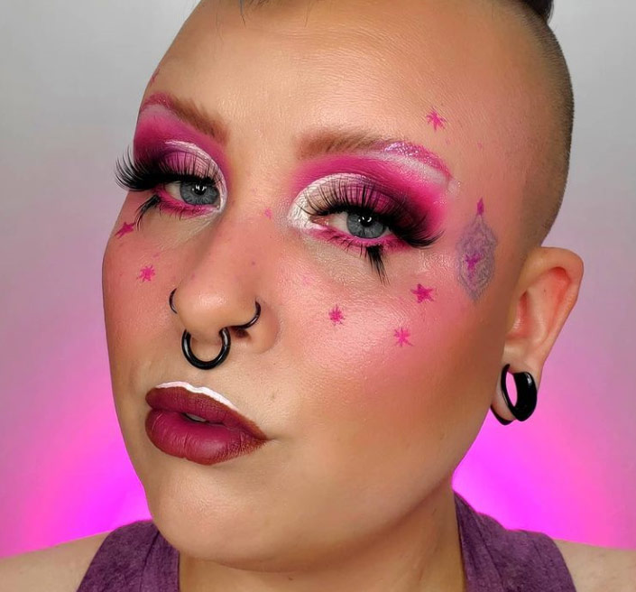Pink Makeup by Amanda Ramey