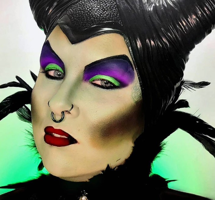 Maleficent Makeup by Amanda Ramey
